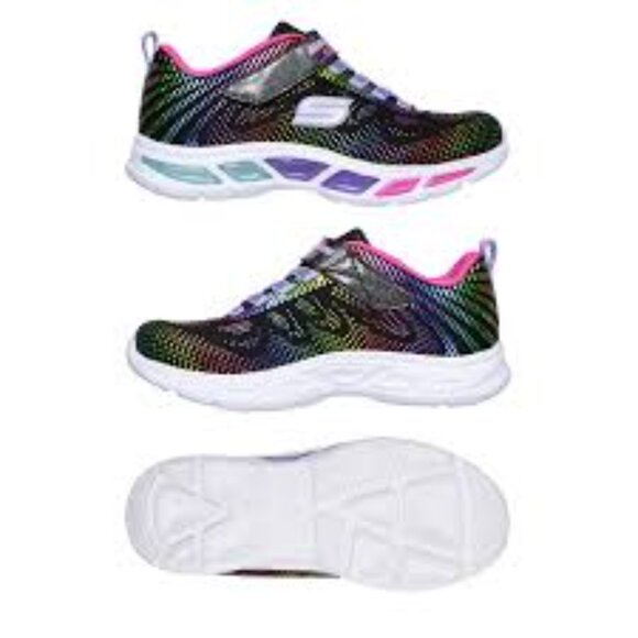 Skechers Size 11 Pink and Black Sneakers Dynamic Sporty Design - Picture 6 of 6